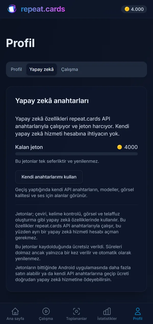 Yapay zekâ ayarları: metni, sesi ve görseli hangi modelin üreteceği