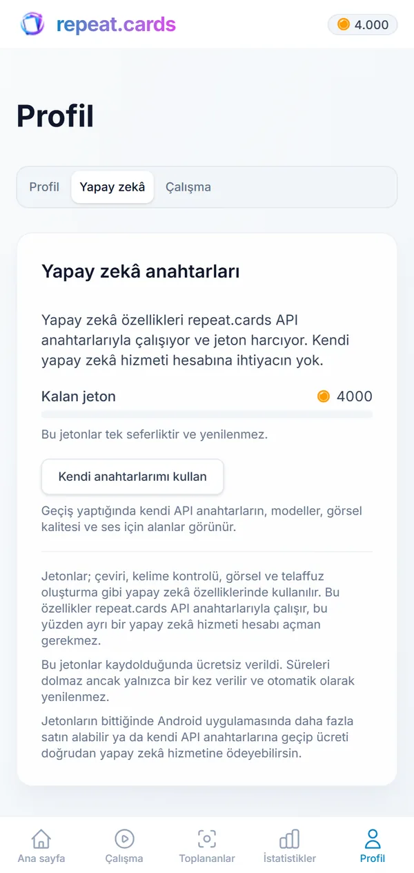 Yapay zekâ ayarları: metni, sesi ve görseli hangi modelin üreteceği